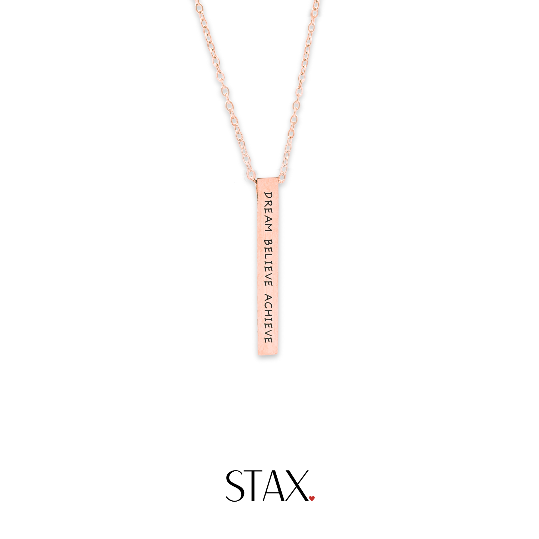 Dream Believe Achieve Pendant