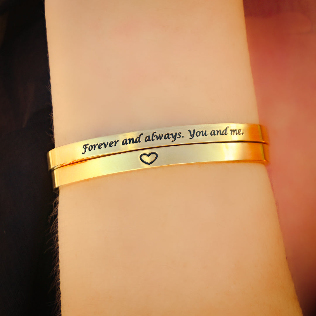 Forever and always. You and me.