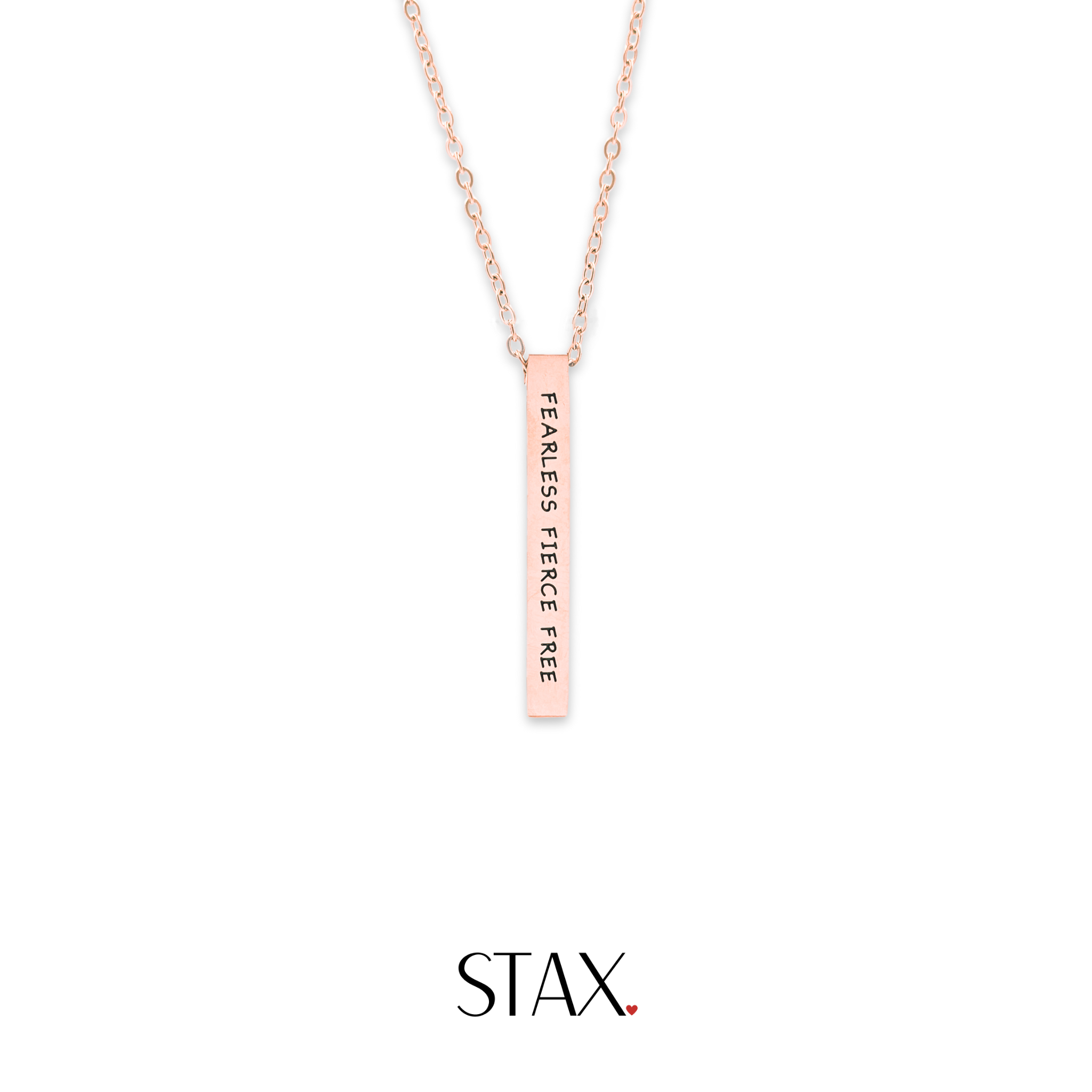 Fearless Fierce Free Pendant