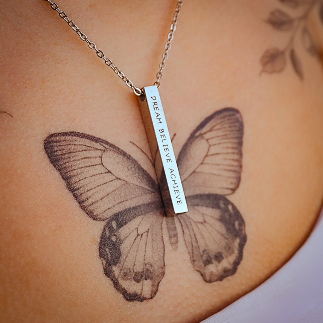 Dream Believe Achieve Pendant