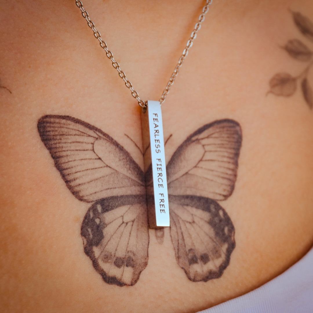 Fearless Fierce Free Pendant